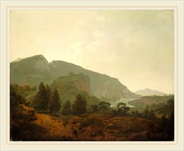 Joseph Wright, Italian Landscape, British, 1734-1797, 1790, oil on canvas