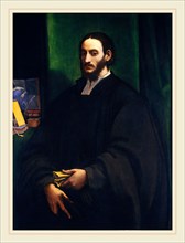Sebastiano del Piombo, Portrait of a Humanist, Italian, 1485-1547, c. 1520, oil on panel