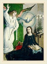 Juan de Flandes, The Annunciation, Hispano-Flemish, active 1496-1519, c. 1508-1519, oil on panel