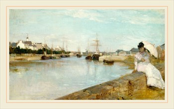 Berthe Morisot, The Harbor at Lorient, French, 1841-1895, 1869, oil on canvas
