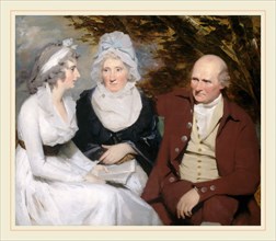 Sir Henry Raeburn, John Johnstone, Betty Johnstone, and Miss Wedderburn, Scottish, 1756-1823, c.