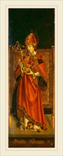 Tyrolean 16th Century, Saint Alban of Mainz, c. 1500-1525, oil on panel