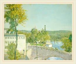 Julian Alden Weir, U.S. Thread Company Mills, Willimantic, Connecticut, American, 1852-1919, c.