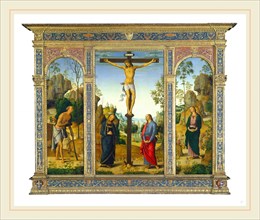 Pietro Perugino, The Crucifixion with the Virgin, Saint John, Saint Jerome, and Saint Mary