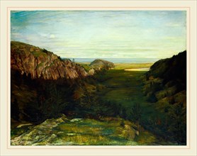 John La Farge, The Last Valley-Paradise Rocks, American, 1835-1910, 1867-1868, oil on canvas