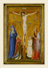 Master of Saint Veronica, German (active c. 1395-1420), The Crucifixion, c. 1400-1410, tempera on