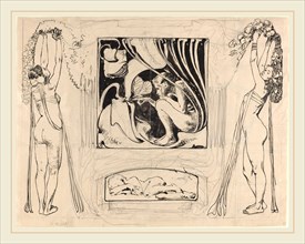 Koloman Moser, Austrian (1868-1918), Allegory of Summer, in or after 1896, pen and India ink with
