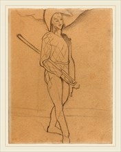 Juan Gris after Paul Cézanne, Harlequin, Spanish, 1887-1927, 1916, graphite on wove paper