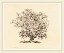 William Henry Hunt, British (1790-1864), A Tree in Full-Leaf, graphite on wove paper