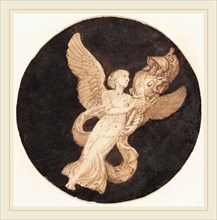 Thomas Stothard, British (1755-1834), Vignette for a Title Page: "Winged Victory", pen and brown