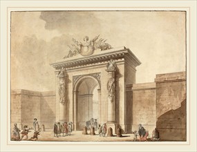 Studio of Claude Nicolas Ledoux, Portal of the HÃ´tel d'UzÃ¨s, rue Montmartre, Paris, 1768 or 1784,