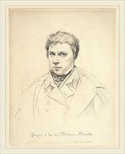 Jean-Auguste-Dominique Ingres, French (1780-1867), Self-Portrait, 1822, graphite on wove paper;