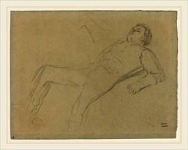 Edgar Degas, French (1834-1917), Fallen Jockey (study for "Scene from the Steeplechase: The Fallen