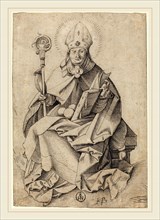 Sebald Beham, German (1500-1550), Saint Nicholas, pen and black ink