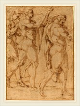 Baccio Bandinelli, Italian (1488-1493-1560), Triumphal Procession, pen and brown ink on laid paper