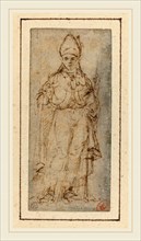 Giovanni Bellini, Italian (c. 1430-1435-1516), Saint Louis of Toulouse Holding a Book, c. 1465, pen