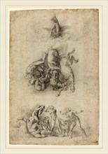 Agnolo Bronzino or Giulio Clovio after Michelangelo, Italian (1503-1572), The Fall of Phaethon,