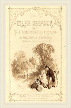 Myles Birket Foster, British (1825-1899), Title Page for "Ellen Seymour", brown wash and graphite