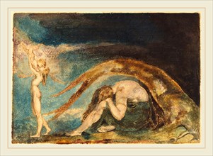 William Blake, British (1757-1827), Dream of Thiralatha [from "America," cancelled plate d], c.