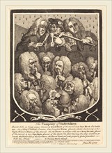 William Hogarth,English, (1697-1764), The Company of Undertakers, 1736-1737, etching and engraving