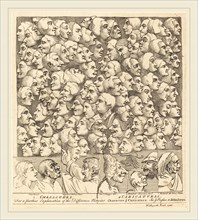 William Hogarth,English, (1697-1764), Characters and Caricaturas, 1743, etching