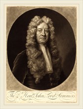 John Smith after Jonathan Richardson, Sr. (active early 19th century), John Lord Sommers, 1713,