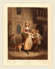 Luigi Schiavonetti after Francis Wheatley, Italian (1765-1810), Two Bunches a Penny, Primroses,