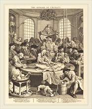 William Hogarth,English, (1697-1764), The Reward of Cruelty, 1751, etching and engraving
