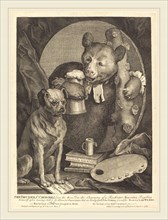 William Hogarth,English, (1697-1764), The Bruiser, 1763, etching and engraving