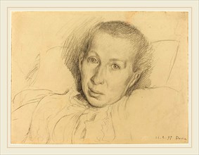 Leopold von Kalckreuth, German (1855-1928), The Artist's Sister, Marie von Kalckreuth, 1897,