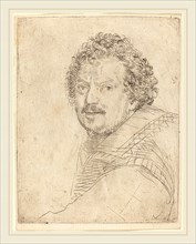 Ottavio Leoni, Italian (c. 1578-1630), A Man with a Moustache and Goatee, Facing Forward, 1620s,