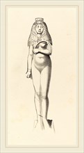 W. Walton after John Flaxman (British (?), active 19th century), Figure of Bubaste or Isis,