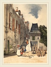 Thomas Shotter Boys, British (1803-1874), L'Abbaye St. Amand, Rouen, 1839, lithograph