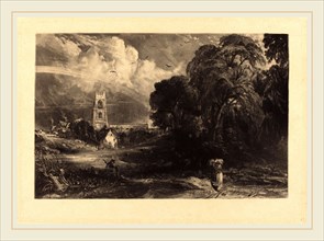 David Lucas after John Constable, British (1802-1881), Stoke-by-Neyland, in or after 1829,