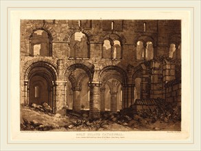 Joseph Mallord William Turner and Charles Turner, British (1775-1851), Holy Island Cathedral,