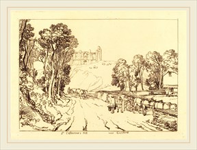 Joseph Mallord William Turner, British (1775-1851), Saint Catherine's Hill Near Guilford, published