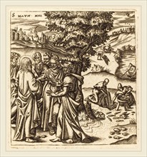 Léonard Gaultier, French (1561-1641), Christ Telling His Disciples of the Parable of the Dragnet,