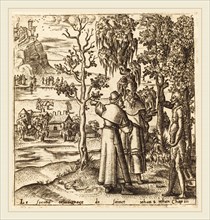 Léonard Gaultier, French (1561-1641), The Testimony of John, probably c. 1576-1580, engraving