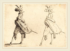 Jacques Callot, French (1592-1635), Gentleman Viewed from the Side, c. 1617, etching
