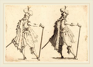 Jacques Callot, French (1592-1635), Gentleman with Cane, c. 1617, etching