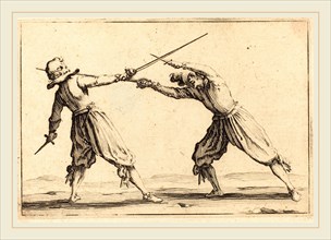 Jacques Callot, French (1592-1635), Duel with Swords and Daggers, c. 1617, etching