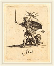 Jacques Callot, French (1592-1635), Anger, probably after 1621, etching and engraving