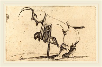 Jacques Callot, French (1592-1635), The Hooded Cripple, c. 1622, etching and engraving