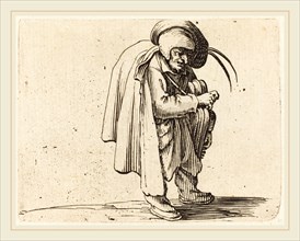 Jacques Callot, French (1592-1635), The Hurdy-Gurdy Player, c. 1622, etching and engraving