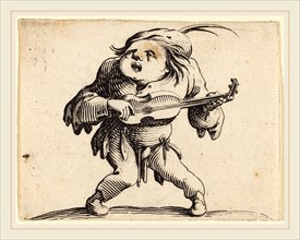 Jacques Callot, French (1592-1635), The Guitar Player, c. 1622, etching and engraving