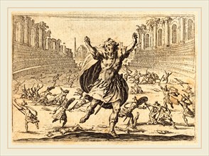 Jacques Callot, French (1592-1635), Skirmish in a Roman Circus, c. 1622, etching