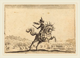 Jacques Callot, French (1592-1635), Military Commander on Horseback, c. 1622, etching