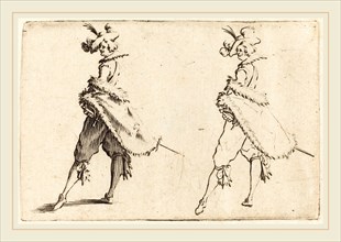 Jacques Callot, French (1592-1635), Gentleman Viewed from the Side, c. 1622, etching