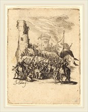 Jacques Callot, French (1592-1635), Christ Carrying the Cross, c. 1624-1625, etching