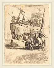 Jacques Callot, French (1592-1635), Raising of the Cross, c. 1624-1625, etching